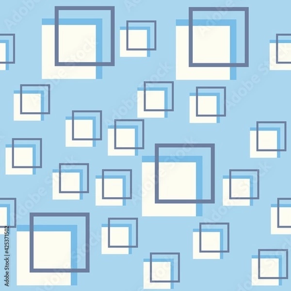 Obraz Abstract rectangle upattern seamless background vector