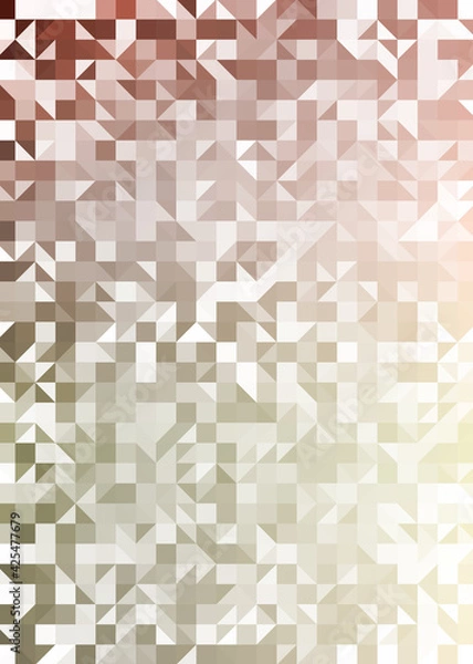 Obraz Abstract color Low-Polygones Generative Art background illustration