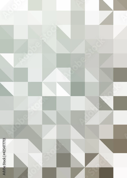 Fototapeta Abstract color Low-Polygones Generative Art background illustration