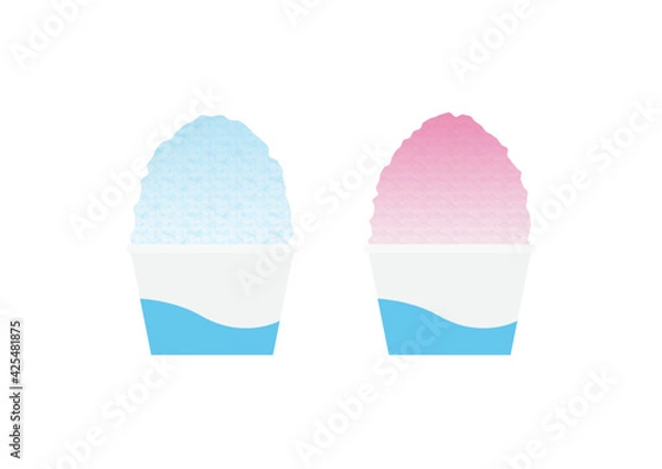 Fototapeta かき氷（ベクター）