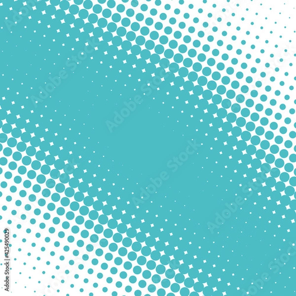 Obraz ドット　ドット模様　点描　点　アブストラクト　白背景