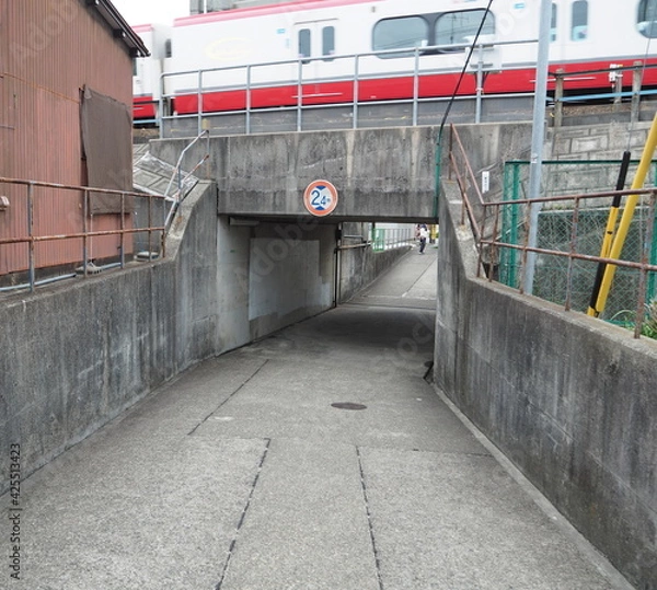 Obraz 線路下の小路