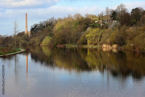 Obraz Fluß-spiegelung