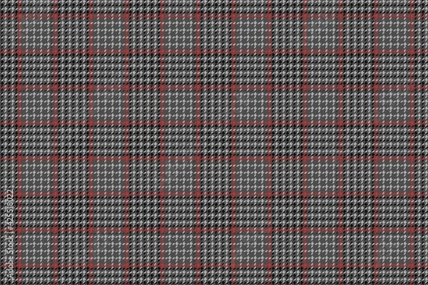 Obraz bright red threads on gray striped tabby background modern fabric seamless texture for gingham, plaid, tablecloths, shirts, tartan, clothes, dresses, bedding, blankets