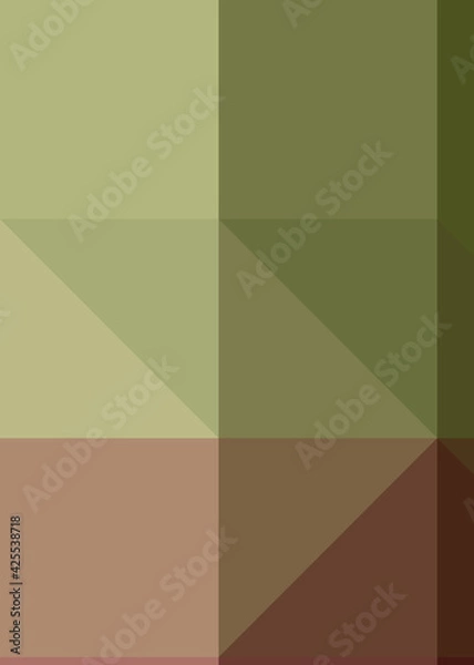 Fototapeta Abstract color Low-Polygones Generative Art background illustration
