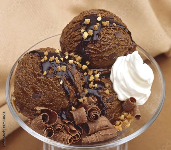 Obraz chocolate ice cream