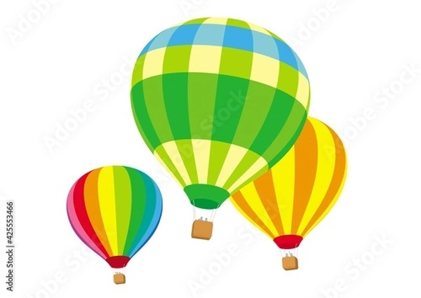 Obraz カラフルな気球