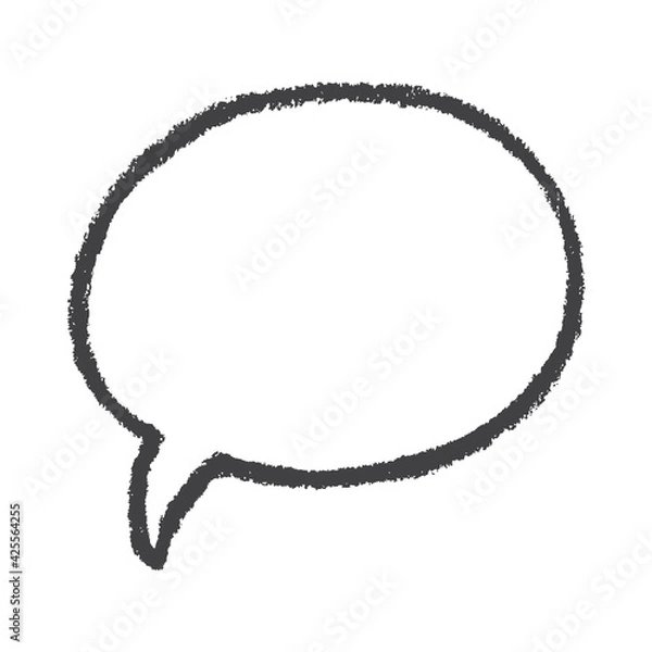 Fototapeta Speech bubbl pencil 1