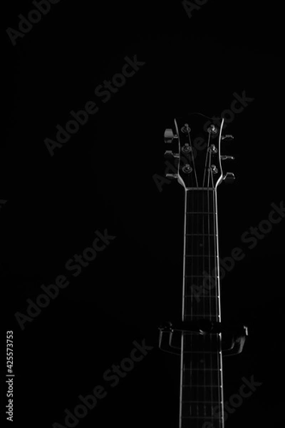 Obraz Guitar Black and White