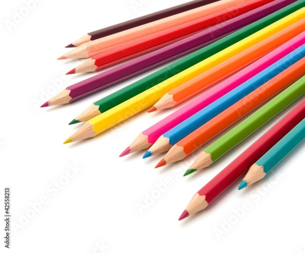 Obraz Colouring crayon pencils