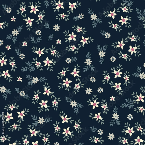 Obraz Seamless White Flower Pattern