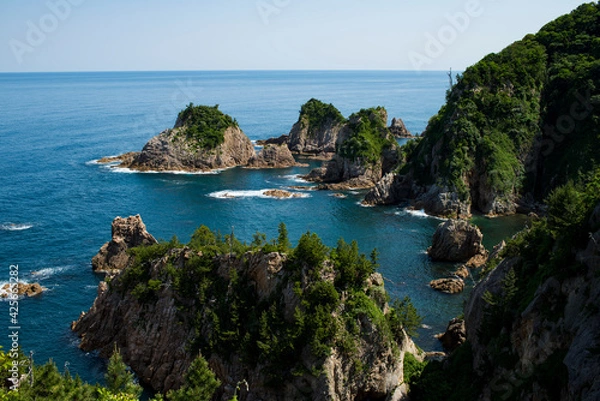 Fototapeta リアス式の浦富海岸