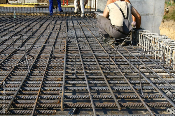 Fototapeta Steel fixer