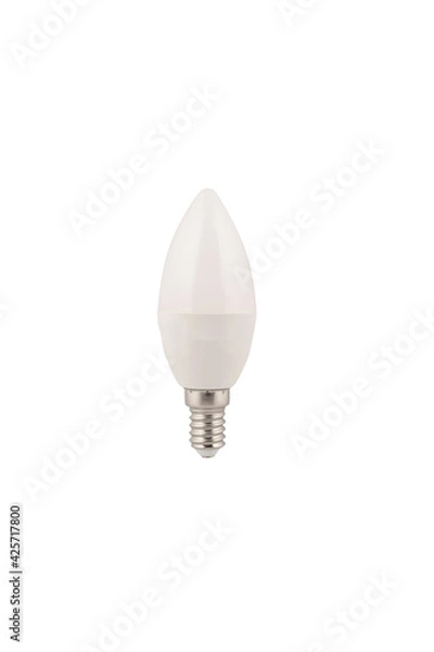 Obraz White LED lamp isolated on white background