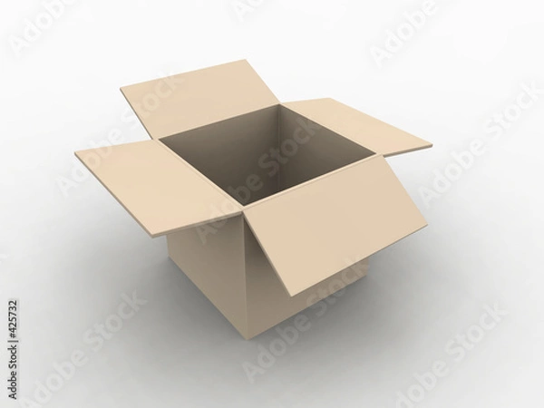 Fototapeta empty box