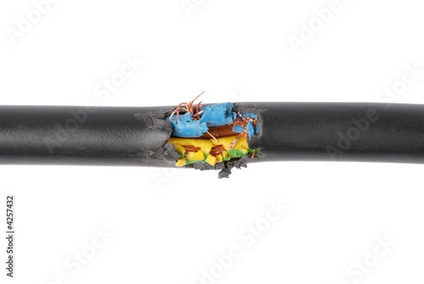 Obraz Uszkodzony kabel