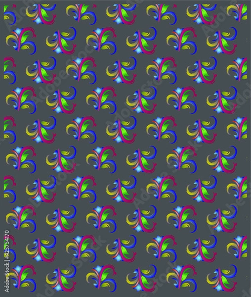 Fototapeta pattern with flower