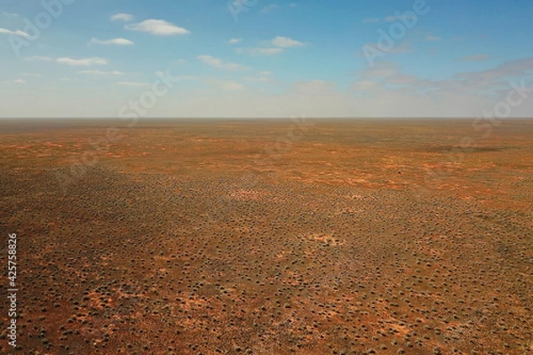 Obraz Flat desert plain with no trees