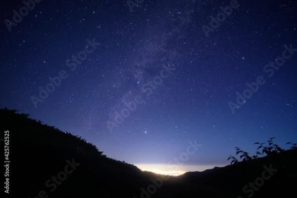 Fototapeta 太郎兵衛平から見た星空