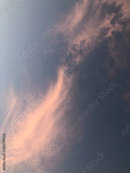 Fototapeta clouds at sunset