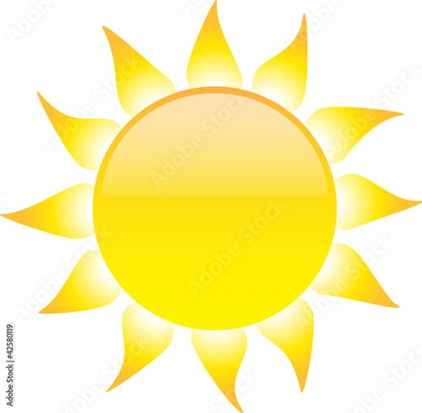 Fototapeta Słońce z promieniami