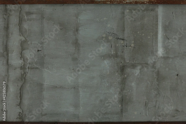 Obraz Concrete wall with metal frame