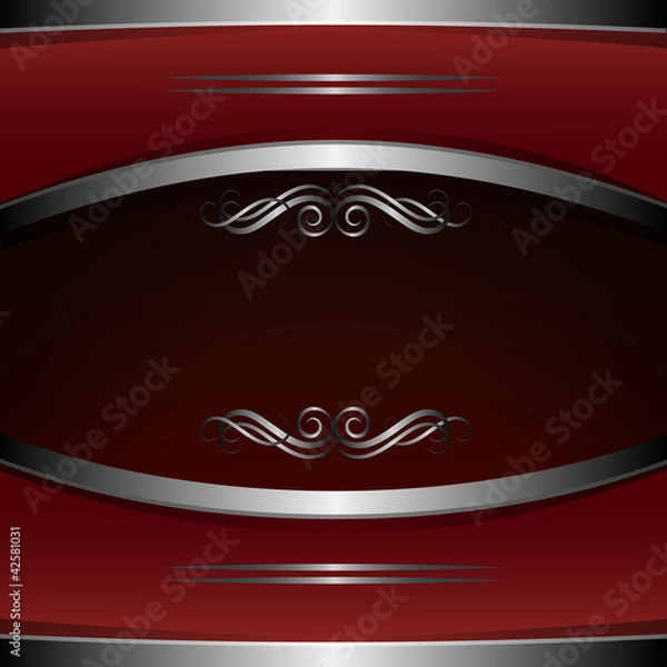 Obraz Vintage  background with metallic elements