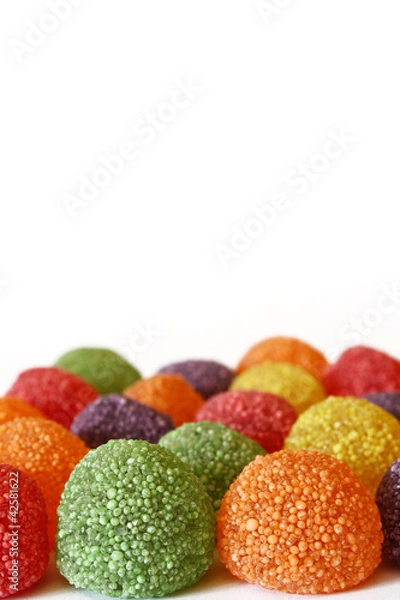 Obraz renkli şekerlemeler