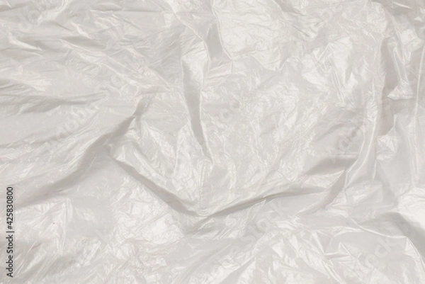 Obraz Plastic wihite background. Top view.