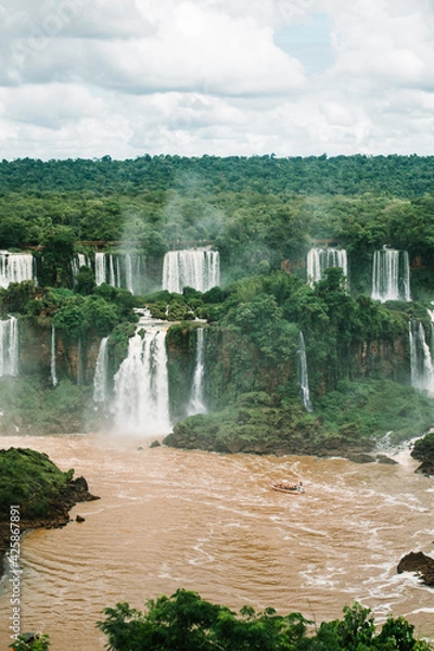 Obraz Iguazu Falls waterfall forest tropical 