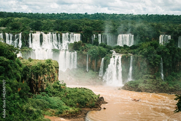 Obraz Iguazu Falls waterfall forest tropical 
