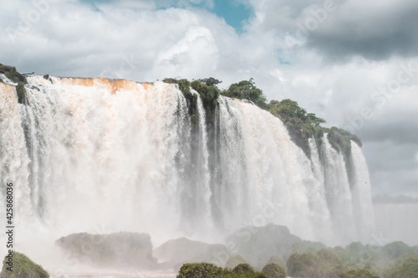 Obraz Iguazu Falls waterfall forest tropical 