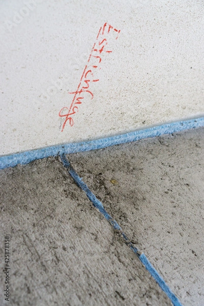 Obraz Zementestrich im Rohbau 