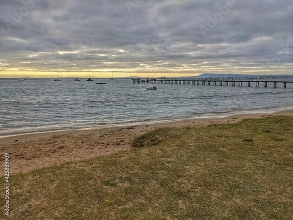 Obraz pier on the beach