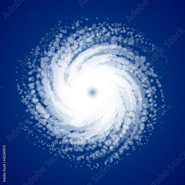 Obraz Huragan z kosmosu