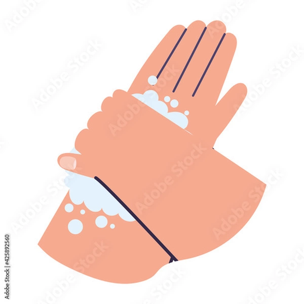 Fototapeta beautiful clean hands