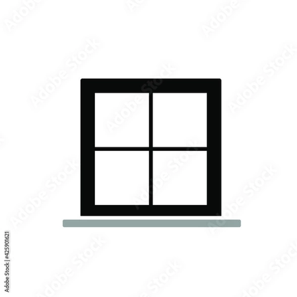 Fototapeta window icon template