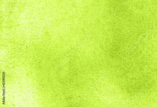 Fototapeta Abstract pastel watercolor hand painted background texture. aquarelle abstract emerald backdrop. horizontal template