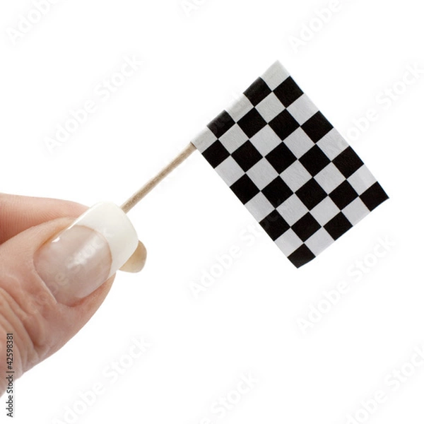 Obraz drapeau a damiers miniature