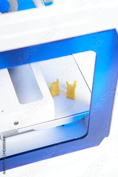 Obraz 3d printer create model studio render