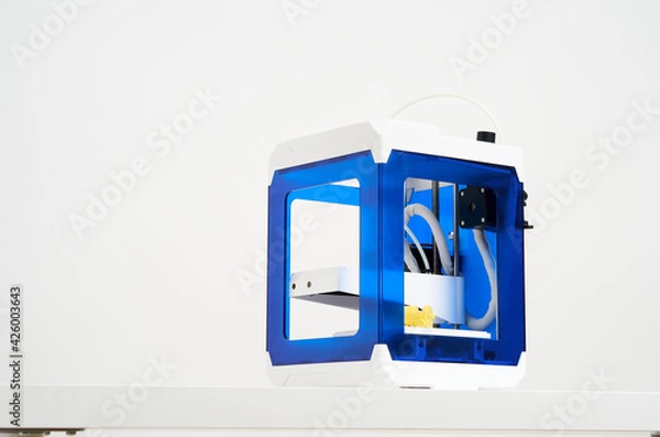 Obraz 3d printer create model studio render