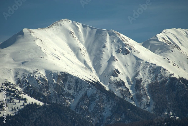 Obraz Snow covered alps near Flims in Switzerland 20.2.2021