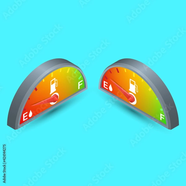 Obraz Fuel indicator icons