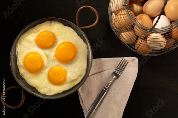 Obraz Uova fritte