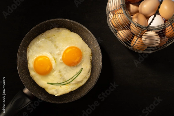 Obraz Uova fritte