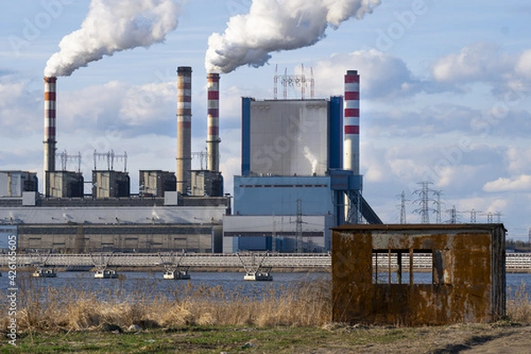 Fototapeta elektrownia