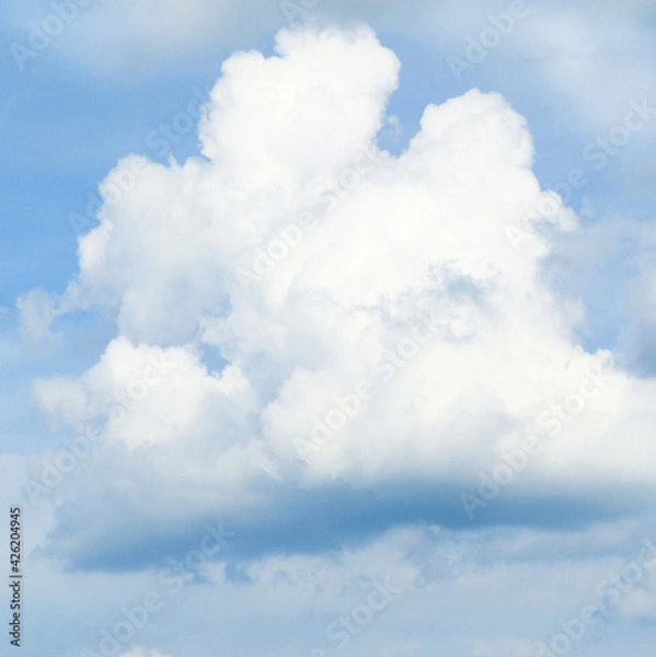 Fototapeta blue sky with white clouds