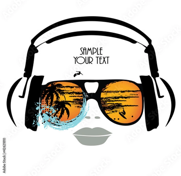 Obraz summer illustration