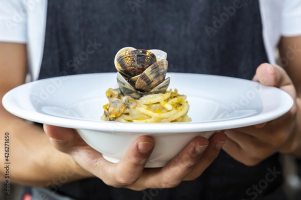 Obraz Spaghetti alle vongole