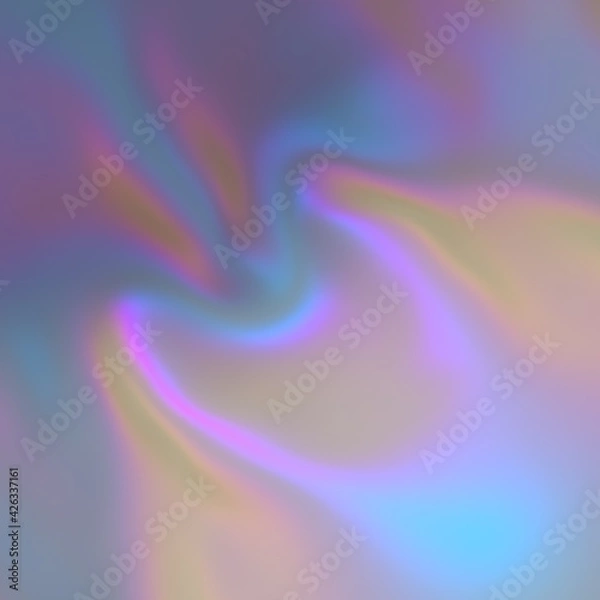 Fototapeta 3D Abstract Holographic Render
